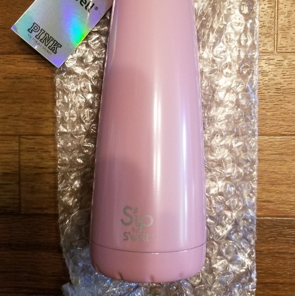NEW PINK SWELL WATER BOTTLE . STAINLESS STEEL/SILICONE. HOLDS 23 OUNCES. - Picture 4 of 9